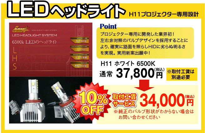 LEDヘッドライト