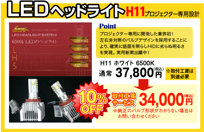 LEDヘッドライト